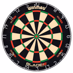 WINMAU Darts Blade 6 Dual Core Professional Dartboard with Official tournament specifications | Endorsed by the PDC