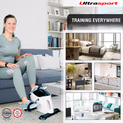 Ultrasport Mini Bike 100, Arm And Leg Trainer, Exercise Bike, Mini Bike, Movement Trainer, Ideal For Seniors, Quiet And Maintenance-Free, Max. User