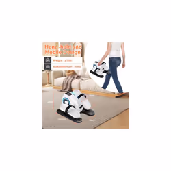 TODO Mini Under Desk Elliptical Machine, Elliptical Pedal Exerciser for Home, Cross Trainer with Remote Control & Non-Slip Pad, 12 Adjustable Speed,