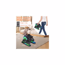 TODO Mini Under Desk Elliptical Machine, Elliptical Pedal Exerciser for Home, Cross Trainer with Remote Control & Non-Slip Pad, 12 Adjustable Speed,