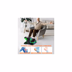TODO Mini Under Desk Elliptical Machine, Elliptical Pedal Exerciser for Home, Cross Trainer with Remote Control & Non-Slip Pad, 12 Adjustable Speed,