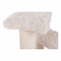 Trixie Baza Senior Cat Tree with Hammock and Steps | Scratching Posts | Cat Playground | Cream, Medium, (44544)