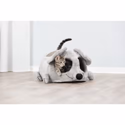 TRIXIE Lukas Cuddly Cave, 65 x 33 x 35 cm, Grey
