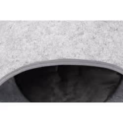 TRIXIE Luna Cuddly Cave, Felt, 58 x 39 x 54 cm, Light Grey, 1.01 kg