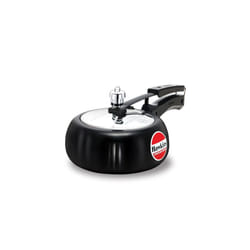 Hawkins Contura Black 2 Litre Pressure Cooker, Hard Anodised Cooker, Handi Cooker, Small Cooker, Black (CB20)