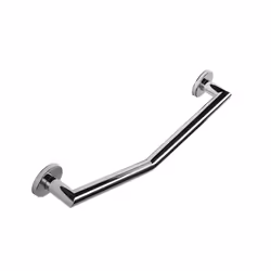 Croydex Modern Angled Safety Support Rail Stainless Steel Grab Bar for Bathroom, Chrome