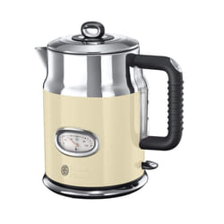 Russell Hobbs 21672 1.7l Capacity 360? Base Retro Vintage Kettle, Cream