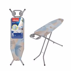 Vileda Bravo Ironing Board, Blue, Medium, Metal, 120cm x 38cm