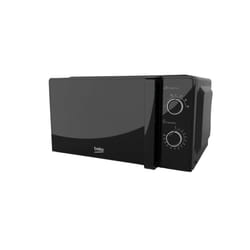 Beko Solo Microwave MOC20100BFB | Black Compact Design | 20L Capacity | 700W Power | Manual Controls | Includes Auto-Defrost & Easy To Use 30 Min