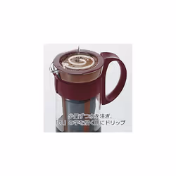 Hario Cold Brew Coffee Pot Mizudashi 1000ml, 1 liters, Brown, Large
