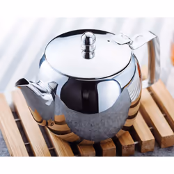 Stellar Traditional 500ml Teapot, Silver, Dishwasher Safe