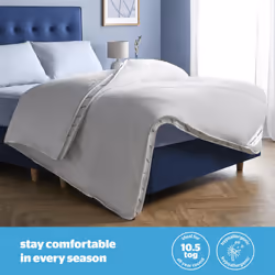 Silentnight Airmax Double Duvet ? 10.5 Tog Breathable All Season Duvet Quilt with Mesh Sides to Prevent Overheating ? Machine Washable and