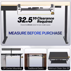 VIVO Clamp-on Computer Keyboard and Mouse Under Desk Mount Slider Tray, 69cm (84 Including Clamps) x 28cm Pull Out Platform Drawer, White, MOUNT-KB05W