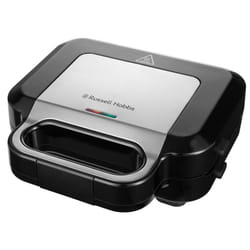 Russell Hobbs Sandwich Maker 3 in 1 Creations (Waffle maker, panini press or grill, 3 removable plates with non-stick coating, dishwashersafe parts,
