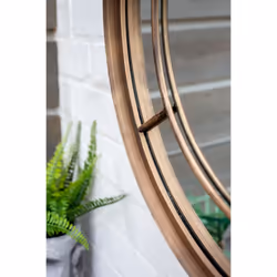 Aston & Wold by La Hacienda Valencia Indoor & Outdoor Mirror, 55909, Large, Brushed Gold