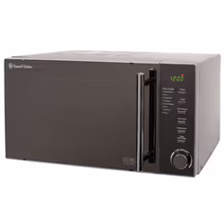 Russell Hobbs RHM2017 20L 800W Silver Digital Microwave, Child Safety Lock, Automatic Defrost, 5 Autocook Menus, Clock and Ti ...