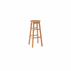 Premier Housewares Bar Stool/Tall/Breakfast Bar Stool/Wooden Stool/Traditional/Kitchen Stool/Wooden Bar Stools/with Footrest/ ...
