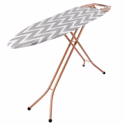 Beldray LA031596ROSEFEU7 Ironing Board - Folding Collapsible Ironing Table, Adjustable Iron Rest, 7 Height Options, Thick Und ...