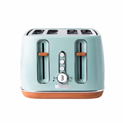Haden Dorchester Toaster 4 Slice ? Stainless Steel Body - Modern LCD Display - 6 Browning Levels - Cancel/Defrost/Reheat - 19 ...