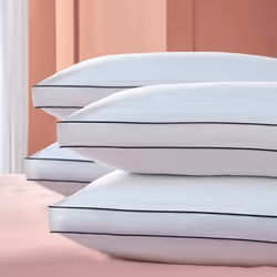 Silentnight Hotel Collection Luxury Pillows 4 Pack - Soft Touch Hotel Quality Bed Pillows for Back and Side Sleepers with Box ...
