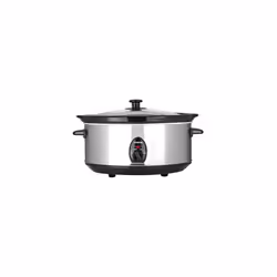 STATUS San Antonio Oval Slow Cooker | 6.5L Slow Cooker Large | 320W Stainless Steel | SANANTONIO1PKB2