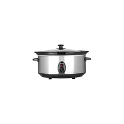 STATUS San Antonio Oval Slow Cooker | 6.5L Slow Cooker Large | 320W Stainless Steel | SANANTONIO1PKB2