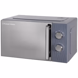 Russell Hobbs Honeycomb RHMM715G 17 Litre 700W Grey Solo Manual Microwave with 5 Power Levels, Integrated Timer and Defrost F ...