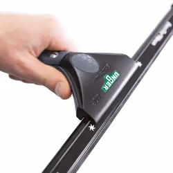UNGER ErgoTec Ninja Squeegee 40? 30cm - Large Squeegee Blade, Aluminium Channel & Rubber Grip Handle - Professional & DIY Window & Glass Cleaning