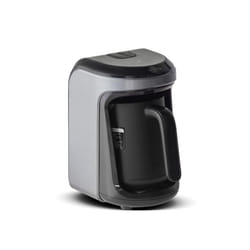 KARACA Hat?r H?ps Turkish Coffee Maker & Milk Option - 300 Ml Automatic Small Turkish Coffee Machine with Measuring Spoon & Cleaning Brush - 5 Cup