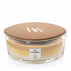 Woodwick Ellipse Trilogy Scented Candle with Crackling Wick | Fruits of Summer | Up to 50 Hours Burn Time Glass, Fruits of Su ...