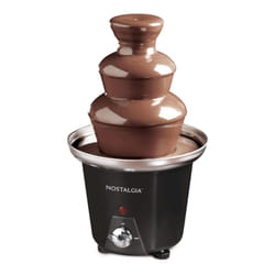 Nostalgia 3 Tier Electric Chocolate Fondue Fountain Machine for Parties - Melts Cheese, Queso, Candy, and Liqueur Dip Strawberries, Apple Wedges,
