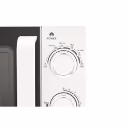 Haden 20L White Microwave - 800W Compact Countertop Microwave Oven with 6 Power Levels, 30-Min Timer & Defrost Function ? Perfect for Kitchens, Dorms,
