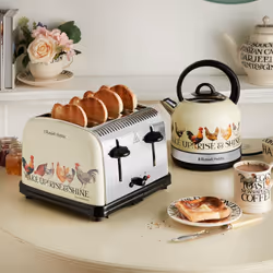 Russell Hobbs Emma Bridgewater Rise & Shine 1.7L Cordless Electric Kettle - (Fast boil 3KW, Removable washable anti-scale filter, Pull off lid,