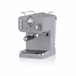 Swan SK22110GRN Retro Espresso Plastic Coffee Machine with Milk Frother, Steam Pressure Control, 1.2L Detachable Water Tank,  ...