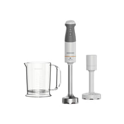 Kenwood Triblade Hand Blender, Mixer with Anti-Splash, Masher Attachment and BPA-Free Plastic Beaker, HBM40.004WH, Dishwasher Safe, 850W, White