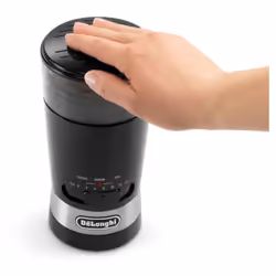 De'Longhi KG210 Electric Coffee Grinder, Stainless Steel, Black