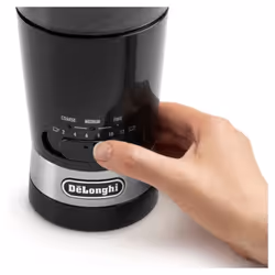 De'Longhi KG210 Electric Coffee Grinder, Stainless Steel, Black