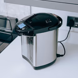 Addis Thermo Pot Instant Thermal Hot Water Boiler Dispenser, 3.2 Litre, Stainless Steel/Black (516521)