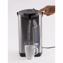 Addis Thermo Pot Instant Thermal Hot Water Boiler Dispenser, 3.2 Litre, Stainless Steel/Black (516521)