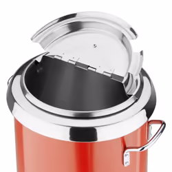 Buffalo Red Soup Kettle with Handles 57L / 348X255mm Stainless Steel Electric