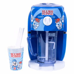 Slush Puppie Snow Cone Machine. Slushy Maker Ice Shaver. Makes up to 1 Litre of Delicious Slush Puppy in Minutes. Officially  ...
