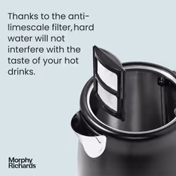 Morphy Richards Illumination 1.7L Jug Kettle, Rapid Boil, Boil Dry Protection, Pull off Lid, Limescale Filter, Easy View Window, 360 Cordless Base,
