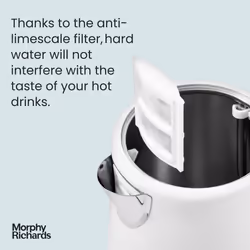 Morphy Richards Illumination 1.7L Jug Kettle, Rapid Boil, Boil Dry Protection, Pull off Lid, Limescale Filter, Easy View Window, 360 Cordless Base,