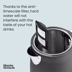 Morphy Richards Illumination 1.7L Jug Kettle, Rapid Boil, Boil Dry Protection, Pull off Lid, Limescale Filter, Easy View Window, 360 Cordless Base,
