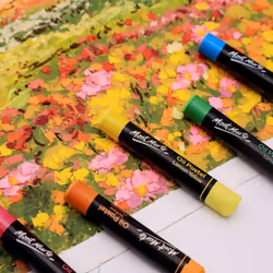 MONT MARTE Oil Pastels Signature 120pc, 120 Assorted Colors, Vibrant Oil Pastel Set, Great Blending and Layering, Ideal for Art, Craft, Coloring and