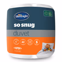 Silentnight So Snug Super-King Bed Duvet Quilt - 15 Tog Winter Warm Cosy Thick Duvet Hypoallergenic and Machine Washable - Wh ...