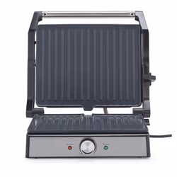 Salter Large Health Grill ? Electric Panini Maker, Sandwich Toaster, Non-Stick Ceramic Plates, Opens Flat (180?) for Extra Co ...