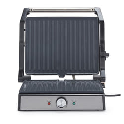 Salter Large Health Grill ? Electric Panini Maker, Sandwich Toaster, Non-Stick Ceramic Plates, Opens Flat (180?) for Extra Cooking Space, PFAS-Free,