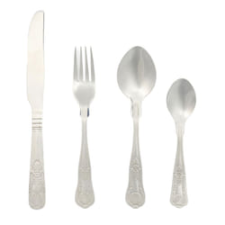 Russell Hobbs COMBO-8758 Verona Cutlery Set ? 72 Piece 18/10 Stainless Steel, Table Utensils for 18 Place Settings, Dishwasher Safe,