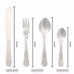 Russell Hobbs COMBO-8758 Verona Cutlery Set ? 72 Piece 18/10 Stainless Steel, Table Utensils for 18 Place Settings, Dishwasher Safe,